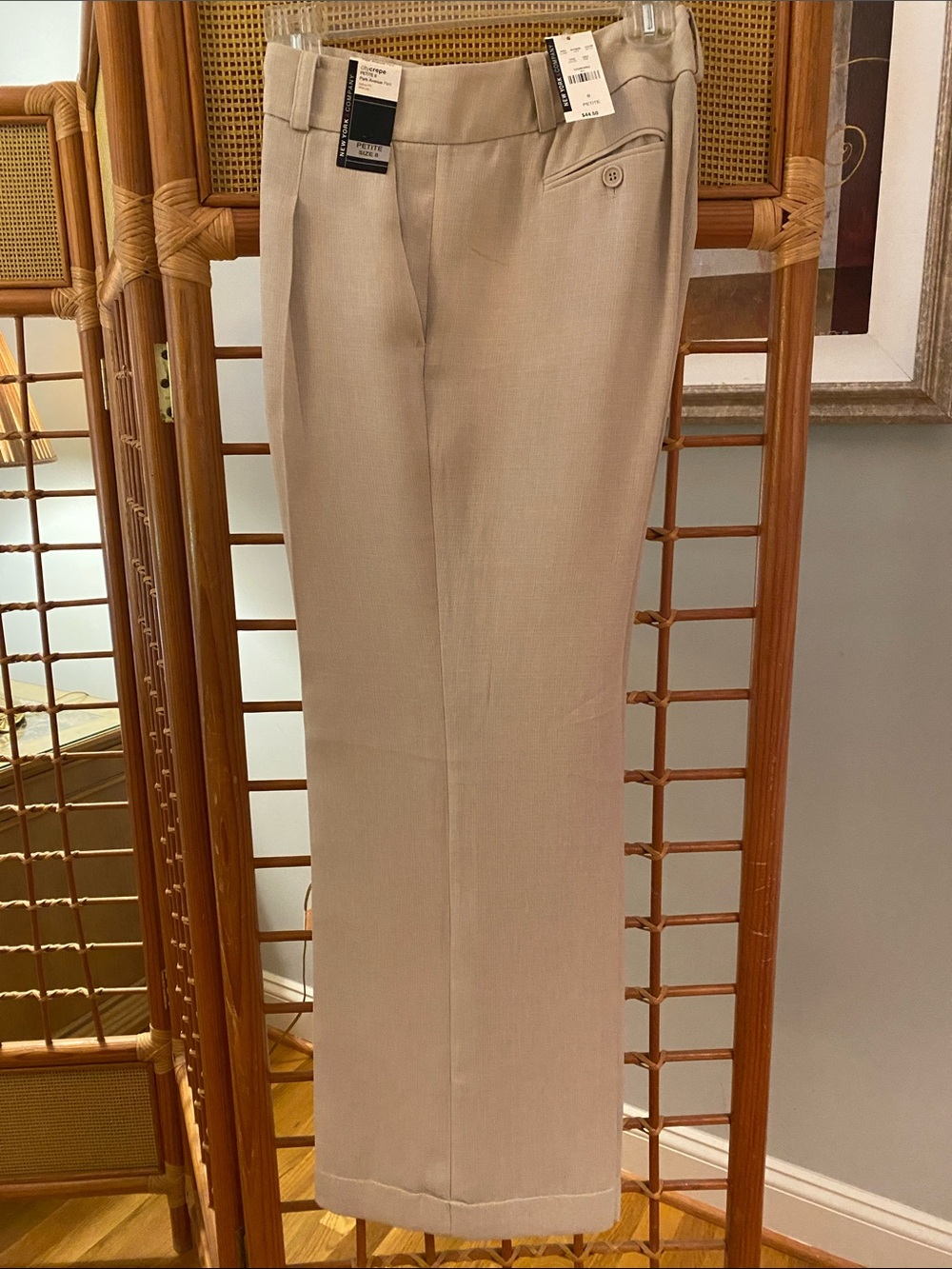 New York & Company Women’s Dress Pants in Light Beige